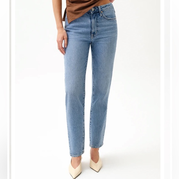 Pistola Classic Straight Leg Women's Jeans - Light Blue - Picture 2 of 4